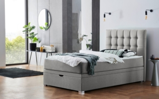 ATLANTIC home collection Boxbett Riona, mit geräumigem Bettkasten, wahlweise mit Matratze und Matratzenschoner