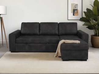 Trends by HG Ecksofa Poll L-Form, B: 245 cm, mit Bettfunktion & Bettkasten