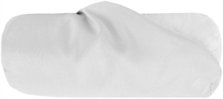 Bestlivings Bezug für Nackenrolle 10x25cm ( BxL ) Bezug in Hellgrau, in vielen Farben