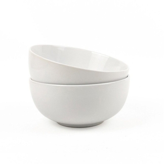 2er-Set Müslischalen aus hochwertigem Steingut - Ø 15 cm, robust & pflegeleicht