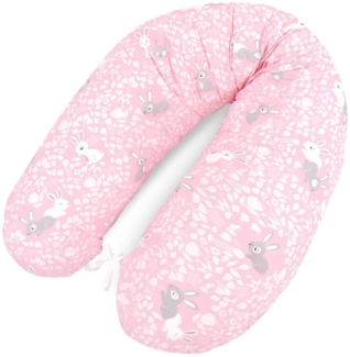 Amilian Stillkissen XXL 170 cm - Schwangerschaftskissen & Seitenschläferkissen mit Bezug, - Lagerungskissen - Nursing Pillow - Pregnancy Pillow, mit Füllung, Schlafkissen für Seitenlage - Körperkissen