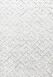 Hochflor Teppich Pepe rechteckig - 140x200 cm - Creme