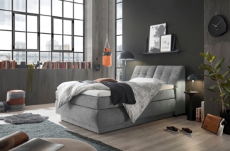 set one by Musterring Boxspringbett Fairfield, mit Bettkasten, Kopfteil in Kassettenoptik, Breite 120 oder 140 cm