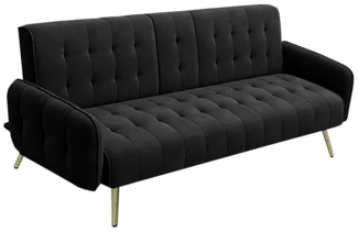 HTI-Living Schlafsofa Schlafsofa Velvet Eris, Stück 1 Teile, Sofa Zweisitzer mit klappbarer Mittelarmlehne