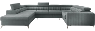 Eltap Louis Ecksofa (Rekta 100) Seite links, Grau, 202 x 92 x 347 cm