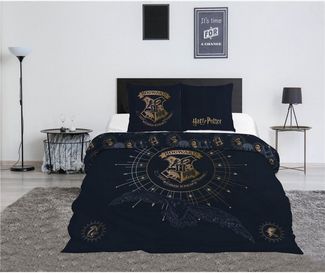Harry Potter Bettwäsche 240x220 cm + 2 Kissenbezüge 65x65 cm Doppelbett