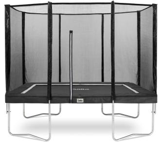 Salta 'Combo' Trampolin, schwarz, rechteckig, 305x214 cm, ab 5 Jahren, maximal belastbar bis 150 kg, inkl. Sicherheitsnetz