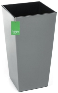 KAGM Pflanzkübel Blumenkübel Blumentopf in Hochglanz mit Pflanzeinsatz (inkl. Pflanzeinsatz)