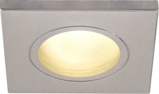 SLV DOLIX OUT QPAR51, eckig, silbergrau - Einbauleuchten