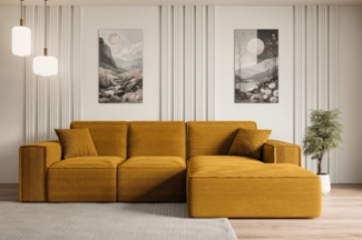 ALTDECOR Ecksofa SERRA-L, Sofa Praktische Bequeme Funktionsecke Couch L-Form Eckcouch, Corner Sofa U-Form Vielseitige Sofa Wohnlandschaft Wohnzimmer