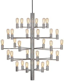 Herstal Manola Kronleuchter 30-flammig chrom E14