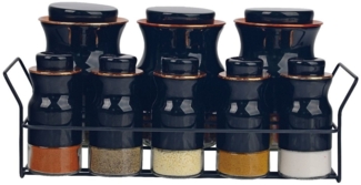 ZELLERFELD Vorratsdose 8-Teiliges Vorratsbehälter Vorratsdosen Gewürz-Set Aufbewahrungsgläser