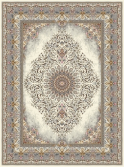 Morgenland Orientalischer Webteppich - Beauty Array - rechteckig - 300x200 - Creme