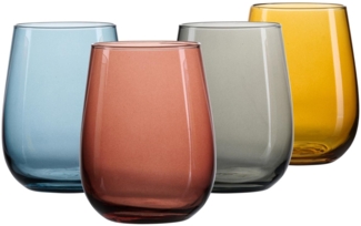 Ritzenhoff & Breker Palermo Trinkglas 475 ml bunt 4er Set