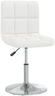 vidaXL Barhocker Weiß Kunstleder [334169]