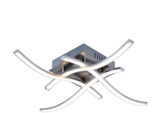 Deckenleuchte, Wellen Design, B 48 cm