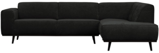 Ecksofa Statement aus gewebten Jacquard Rechts, Graphit