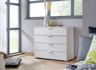 rauch Schubkastenkommode Sideboard Schubladenkommode ORIAS mit Dekor- oder Hochglanzfront, mit 4 Schubkästen und 2 Türen sowie Metallgriffen MADE IN GERMANY