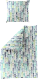 BIERBAUM Bettwäsche 3528, Mako-Satin, 2 teilig, Mako-Satin, 100 % Baumwolle, pflegeleicht