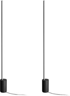 Philips Hue LED Stehlampe Gradient Signe, Bluetooth, LED fest integriert, Farbwechsler, Doppelpack