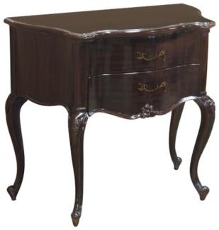 Casa Padrino Barock Luxus Kommode Braun-Rot B 80 cm, H 70 cm - Barock Möbel