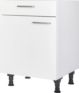 nobilia® Unterschrank "Touch", Ausrichtung wählbar, vormontiert, in den Breiten 30, 45 und 60 cm Breite, mit höhenverstellbaren Sockelfüßen, vormontiert