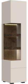 Places of Style Highboard Sky45, Vitrine, Lackiert mit wasserbasiertem UV-Lack