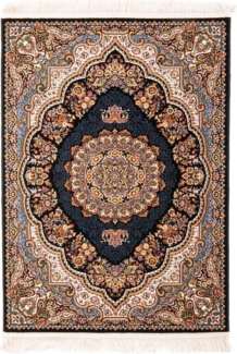 Morgenland Orientteppich - Arshida - rechteckig - 150x100 - Schwarz