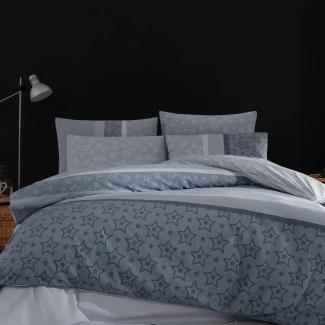 Traumschlaf Bettwäsche Pallas blue|155x220 cm + 80x80 cm