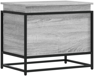 vidaXL Aufbewahrungsbox mit Deckel Grau Sonoma 60x40x51,5 cm 848797