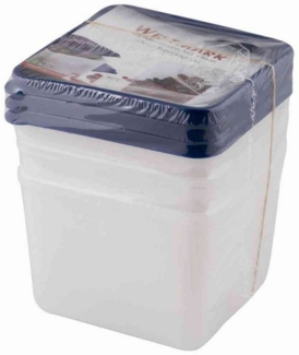 WESTMARK Teedose Gefrierdose "Trio" 0,75 l, 3er-Set, Kunststoff