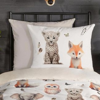 TRAUMSCHLAF Bettwäsche Jungtiere, Flanell, 2 teilig, besonders weich und warm