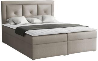 Boxspringbett Moden Plus Box, Beige, 140x200 cm