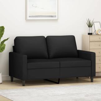 vidaXL 2-Sitzer-Sofa Schwarz 120 cm Samt 359194