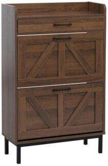 MCW Schuhschrank MCW-P45 Inklusive Schublade, Ablagefach und Fußbodenschoner, Stabiles Material