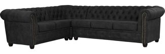 Home affaire Chesterfield-Sofa Rysum L-Form, Chesterfield-Optik, langer Schenkel links oder rechts
