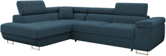 Ecksofa Torezio Cord (Farbe: Poso 05, Seite: Links)