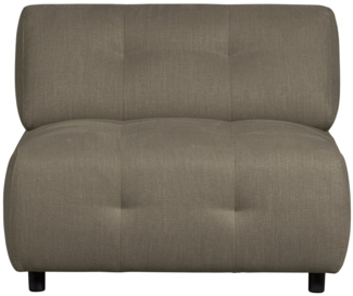 Modulsofa Louis Element aus Flachgewebe, Grün