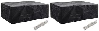 vidaXL Gartenmöbel-Abdeckungen 2 Stk. 8 Ösen 242x162x100 cm 279131