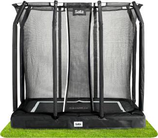 SALTA Trampolin 'Premium Ground' inkl. Netz, schwarz, 214x153cm