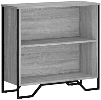 vidaXL Bücherregal Grau Sonoma 80x31x74,5 cm Holzwerkstoff 848622