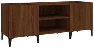 vidaXL Plattenschrank Braun Eichen-Optik 121x38x48 cm Holzwerkstoff 831940