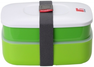 BERGNER WALKING PLEASURE Lunchbox Besteckfach Grün 1,2L BG-5752-GR