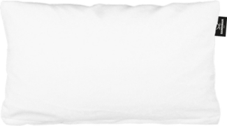 Sansibar Sylt Kissenhülle Kissenhülle Uni Jersey Kissenhülle, 40x80 cm, mit edlem Sansibar Fähnchen am Steg, perfekter, faltenfreier Sitz