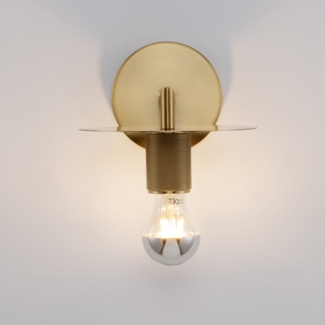 Nova Luce 9501238 ROYAL Wandleuchte mit Schirm Gold E27
