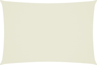 vidaXL Sonnensegel Oxford-Gewebe Rechteckig 3x5 m Creme 135212