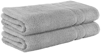 StickandShine Saunatuch 2er Set Premium Frottee Saunatuch 80x200 cm Baumwolle, 100% Baumwolle 500GSM Frottee