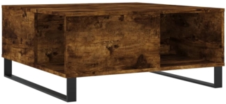 Couchtisch, Sofatisch Räuchereiche 80 x 80 x 36,5 cm Holzwerkstoff