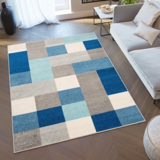 Tapiso Kinderteppich LAZUR, rechteckig, Höhe: 9 mm, Kurzflor, modern Design