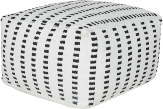 Pouf GAJAN Weiß 50 cm 50 cm